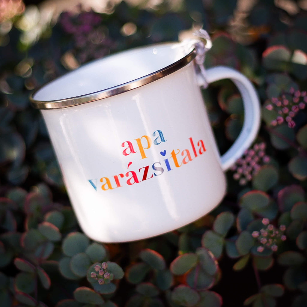 Cană emailată "Apa varázsitala"