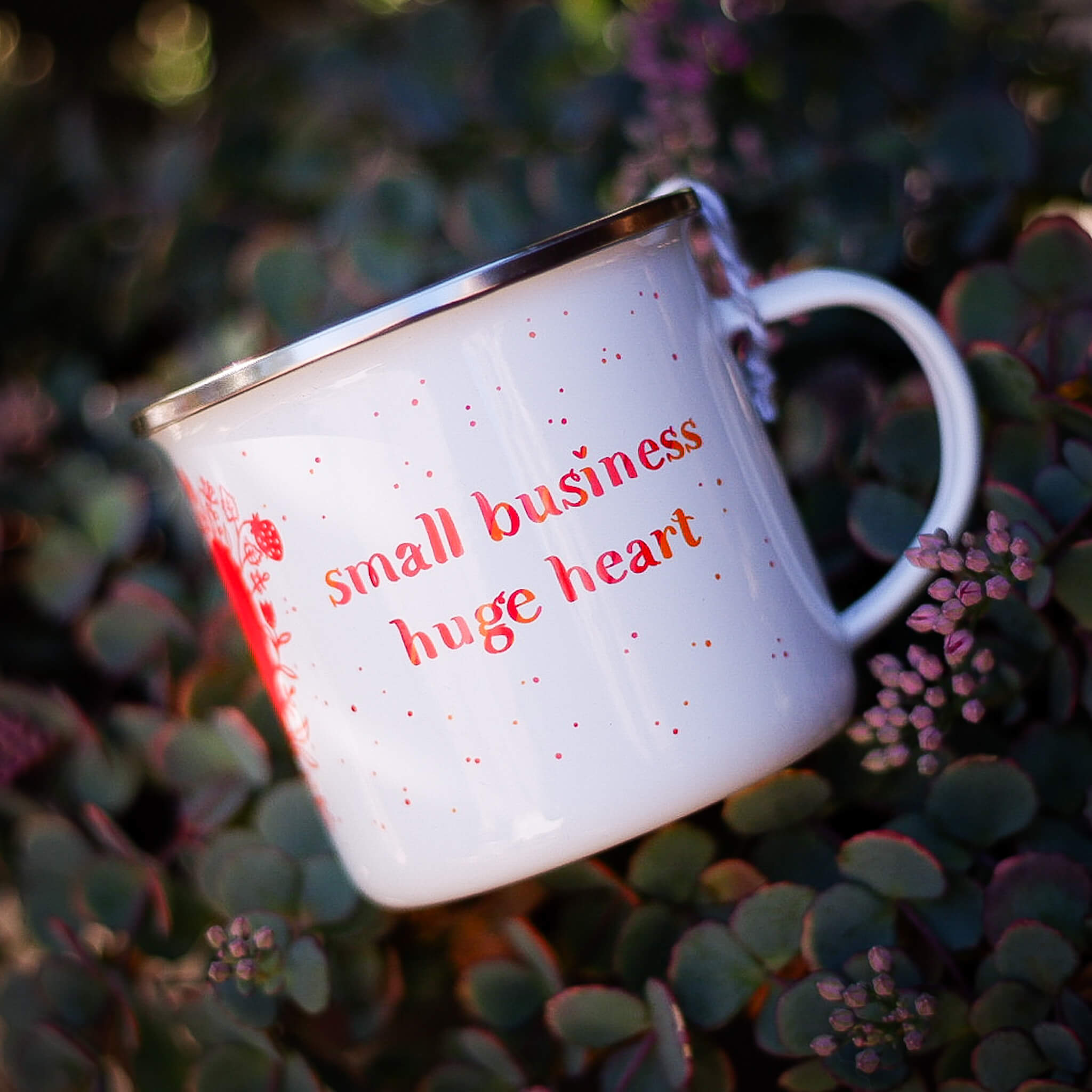 Cană emailată "Small Business"