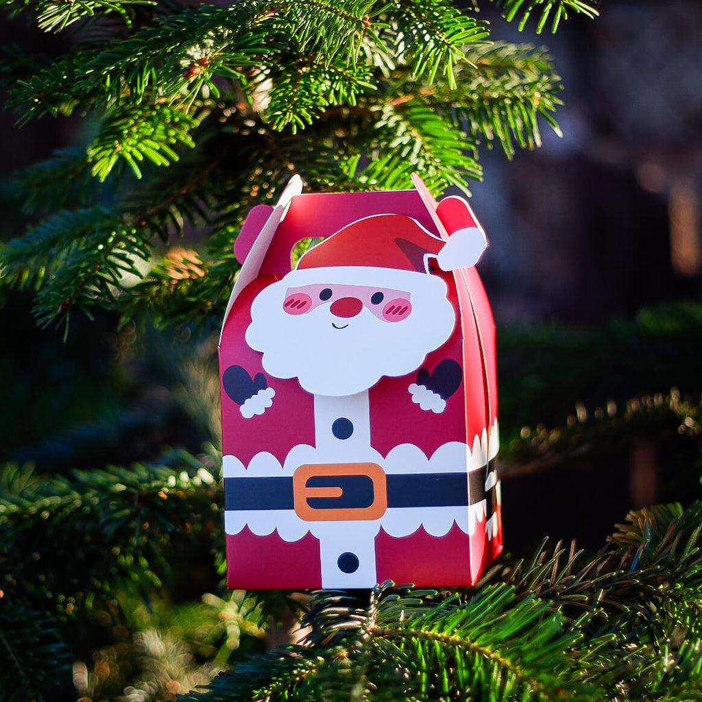 Cutie cadou pentru căni Moș Crăciun