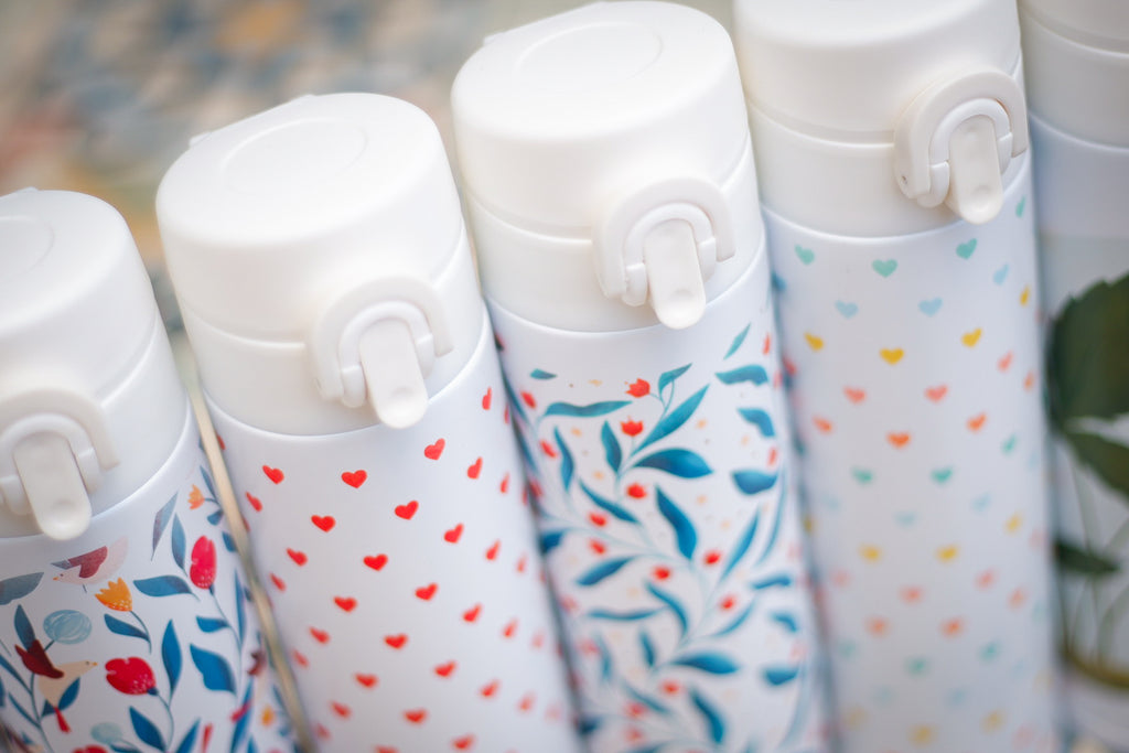 Termos MINI "Easy Open" blue birds- 330ml