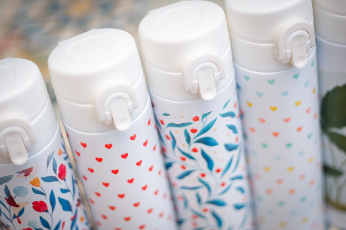 Termos MINI "Easy Open" blue birds- 330ml