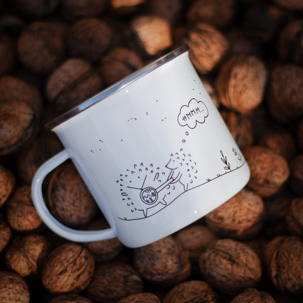 Hedgehog worlds Enamel Mug