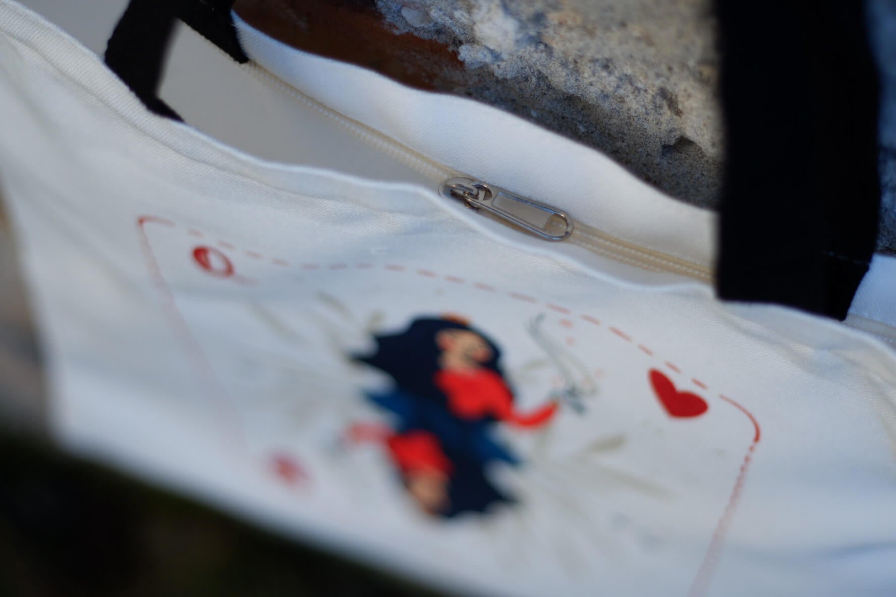 Sacosă "Queen of hearts"