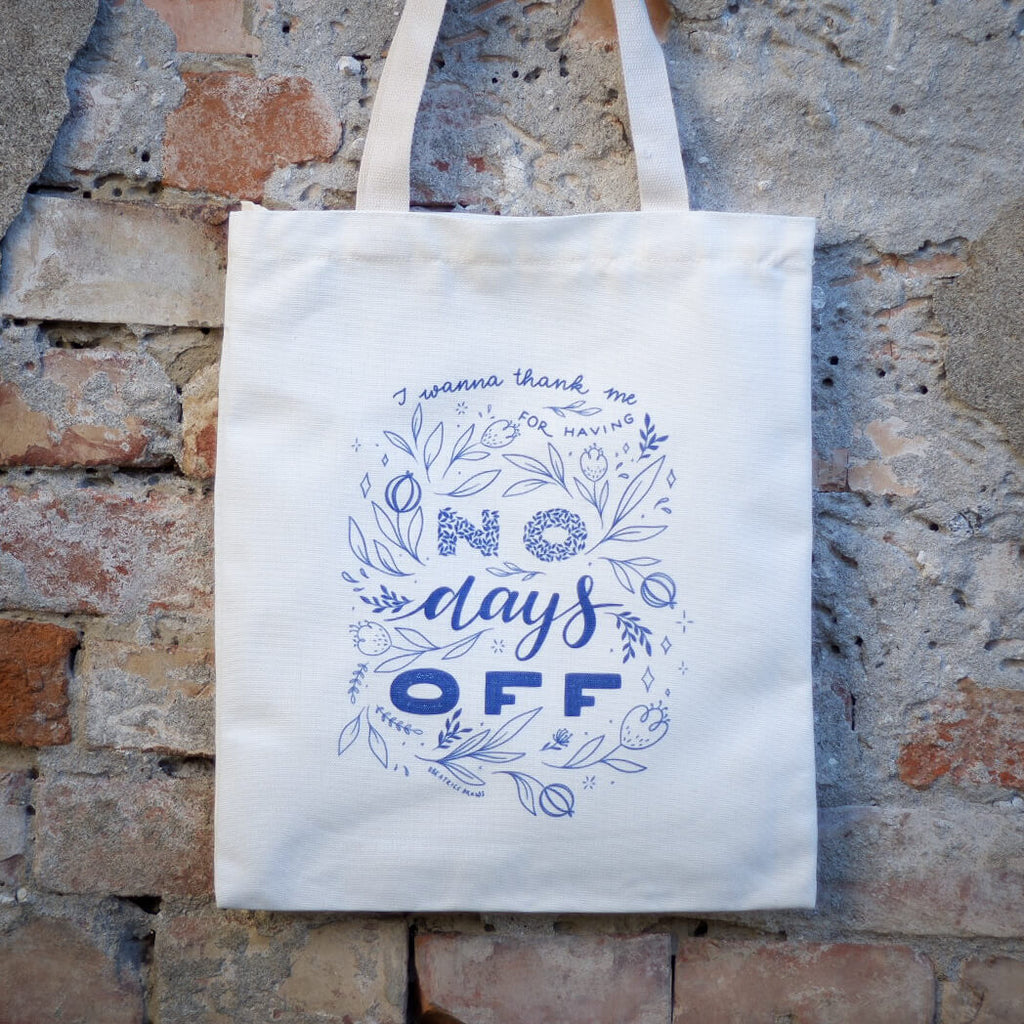 Sacosă "No days OFF"