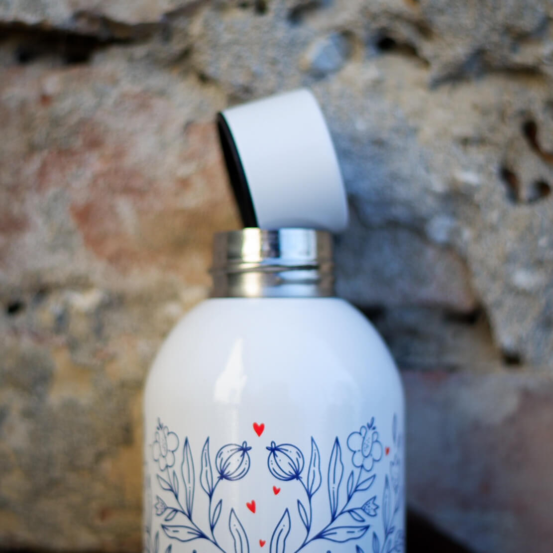 Love you like... Sticlă pentru apă din oțel inoxidabil