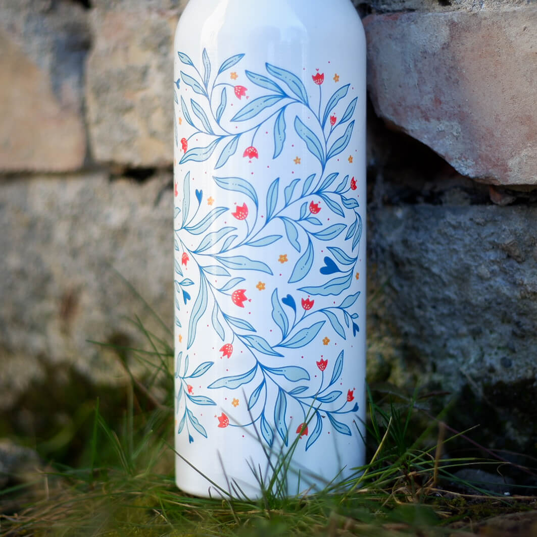 "It's a good day..." Sticlă pentru apă din oțel inoxidabil