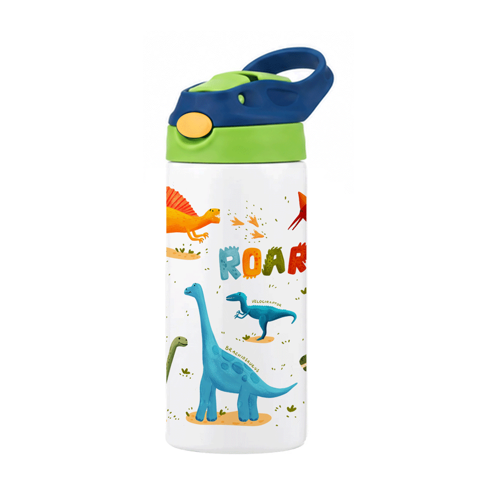 MINI Termos pentru copii - 355ml - cu Dinosauri