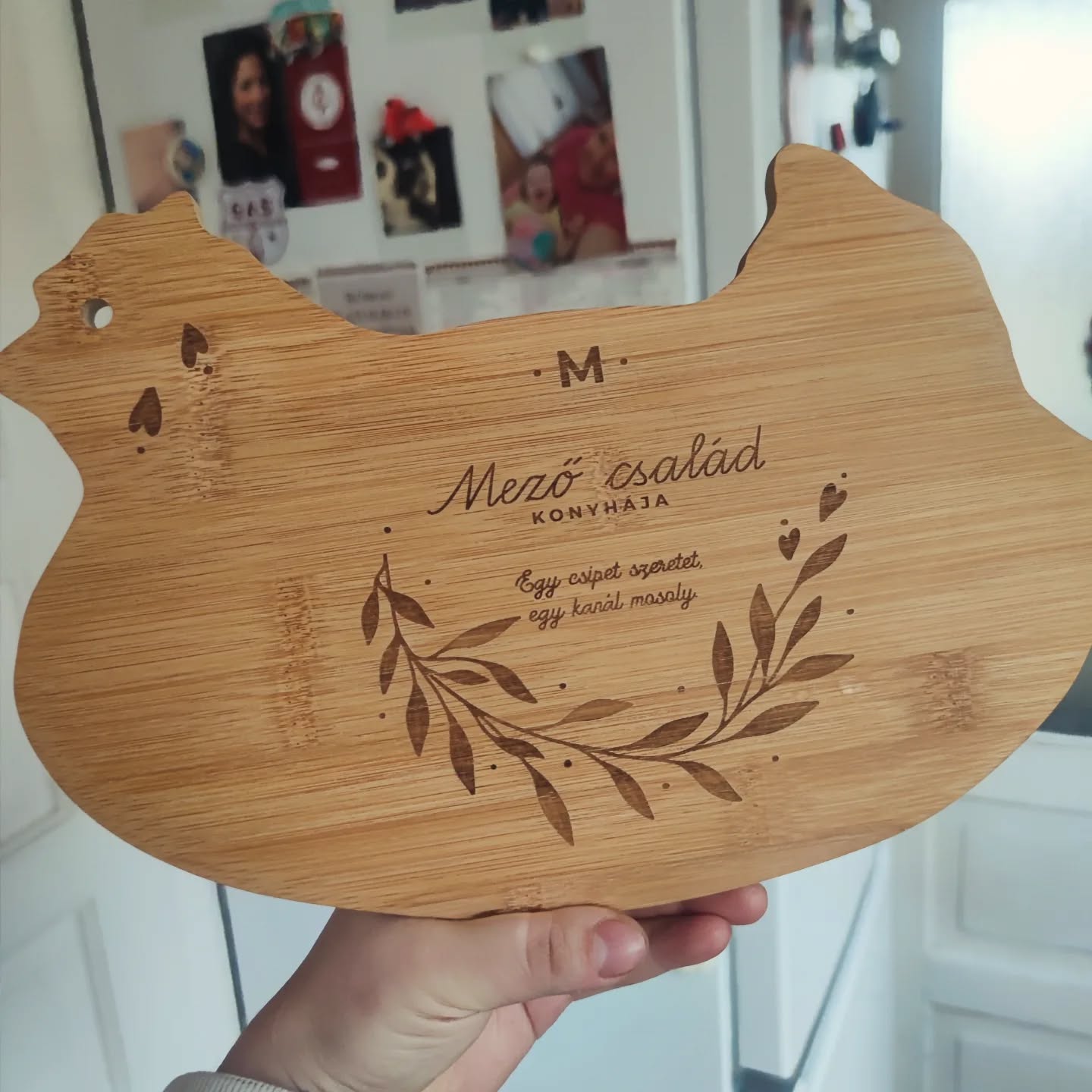 Tocător găinușă personalizabil