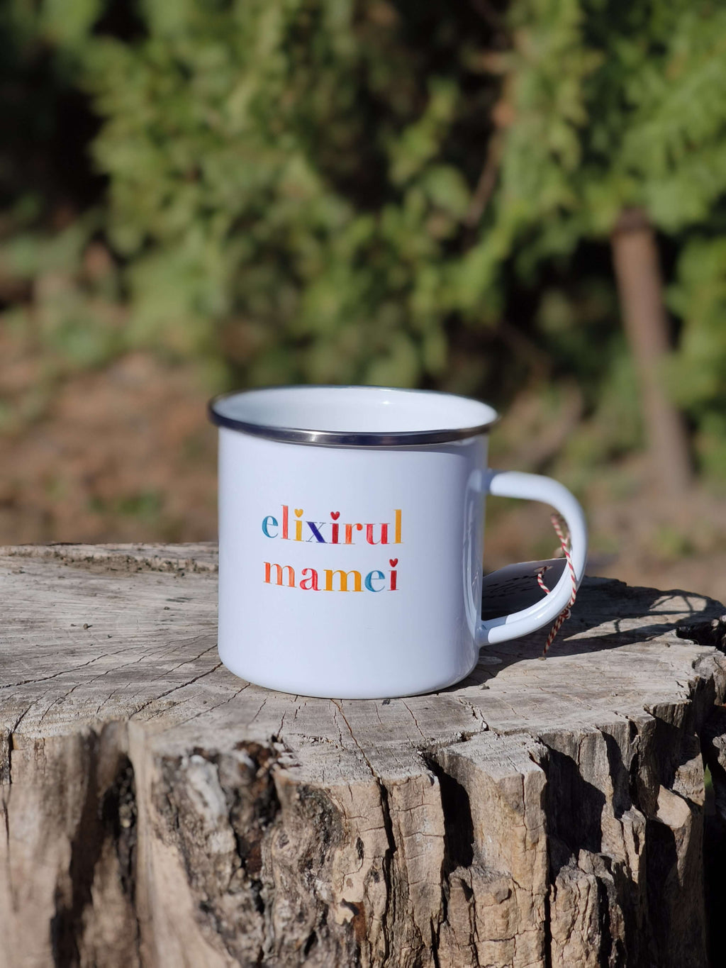 Cană emailată "Elixirul mamei"