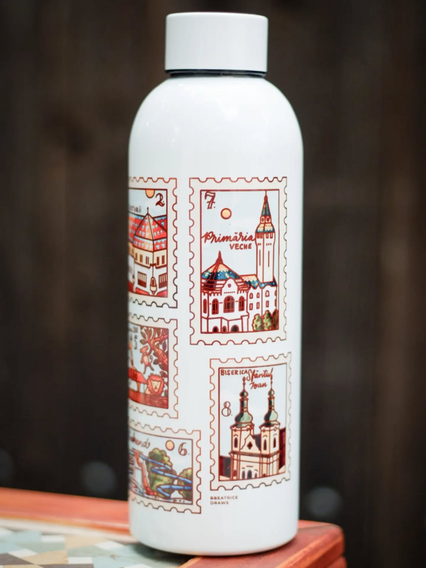 Marosvásárhely - Târgu Mureș - Sticlă oțel inoxidabil 800ml