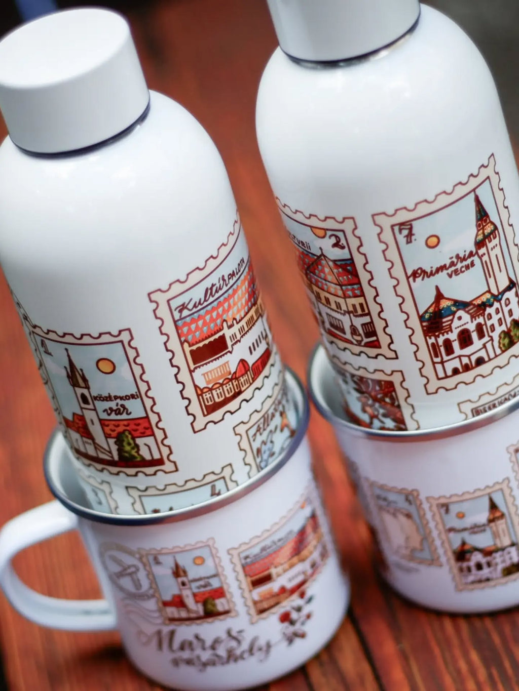 Marosvásárhely - Târgu Mureș - Sticlă oțel inoxidabil 800ml