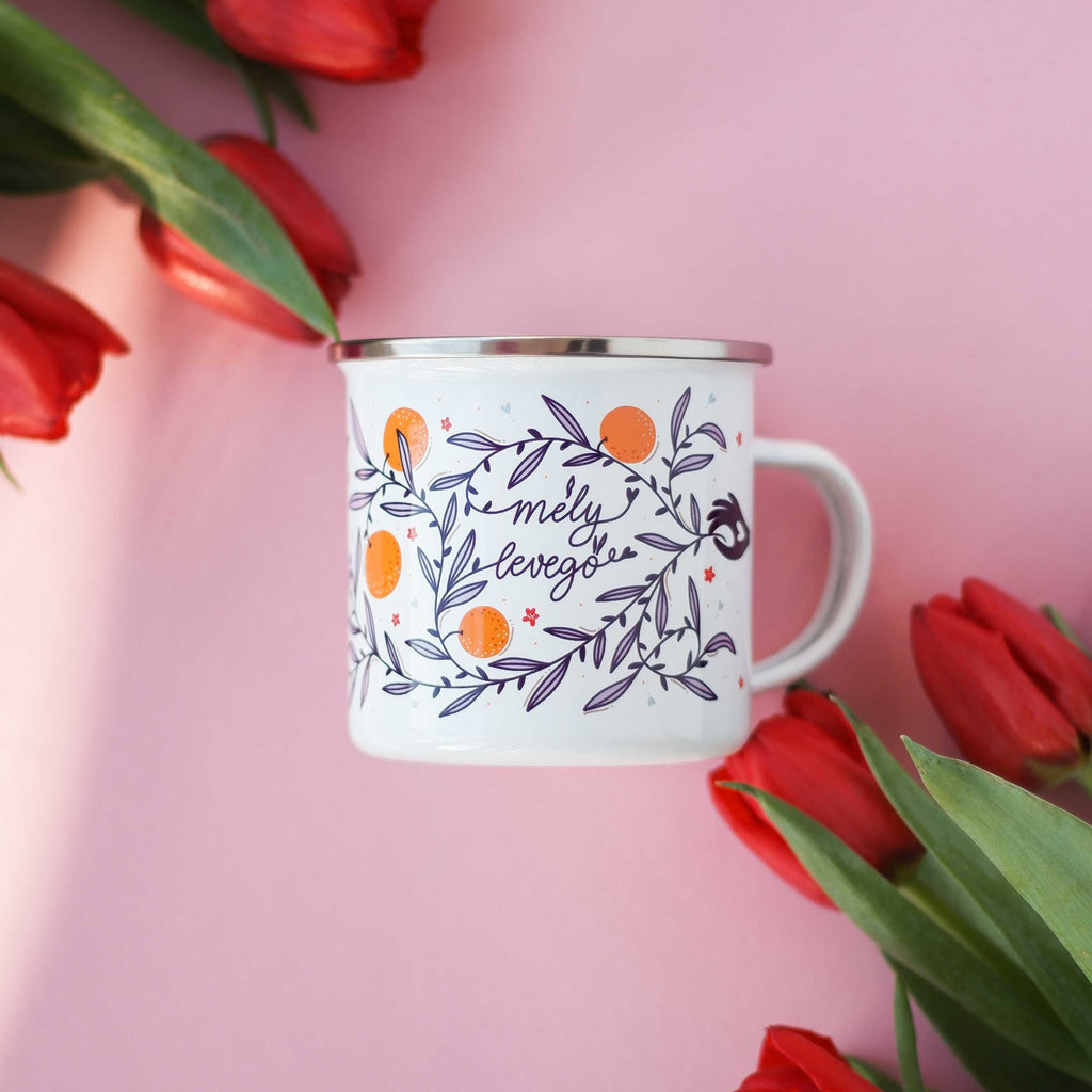 "Mély levegő" Cană emailată - Personalizabilă