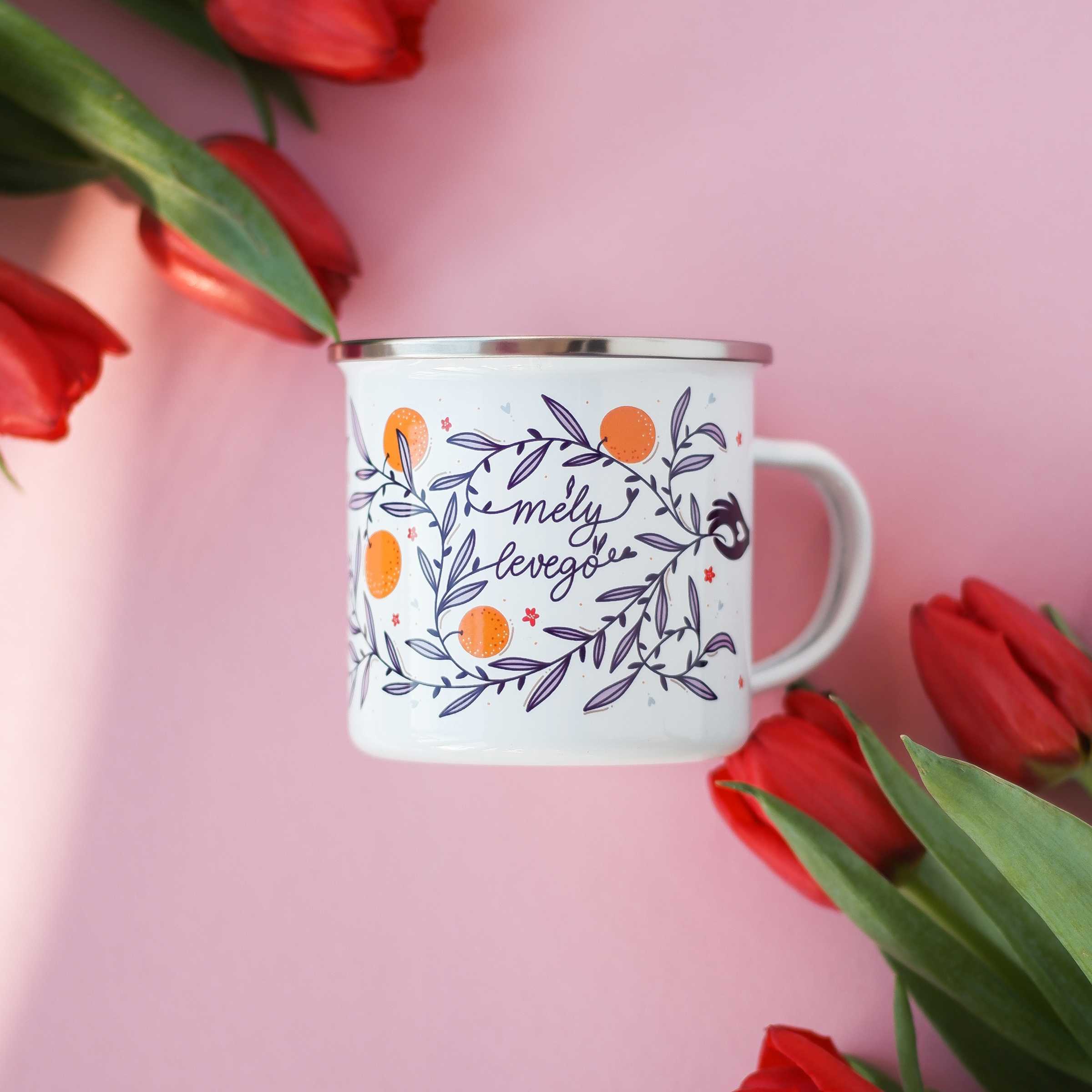 "Mély levegő" Cană emailată - Personalizabilă