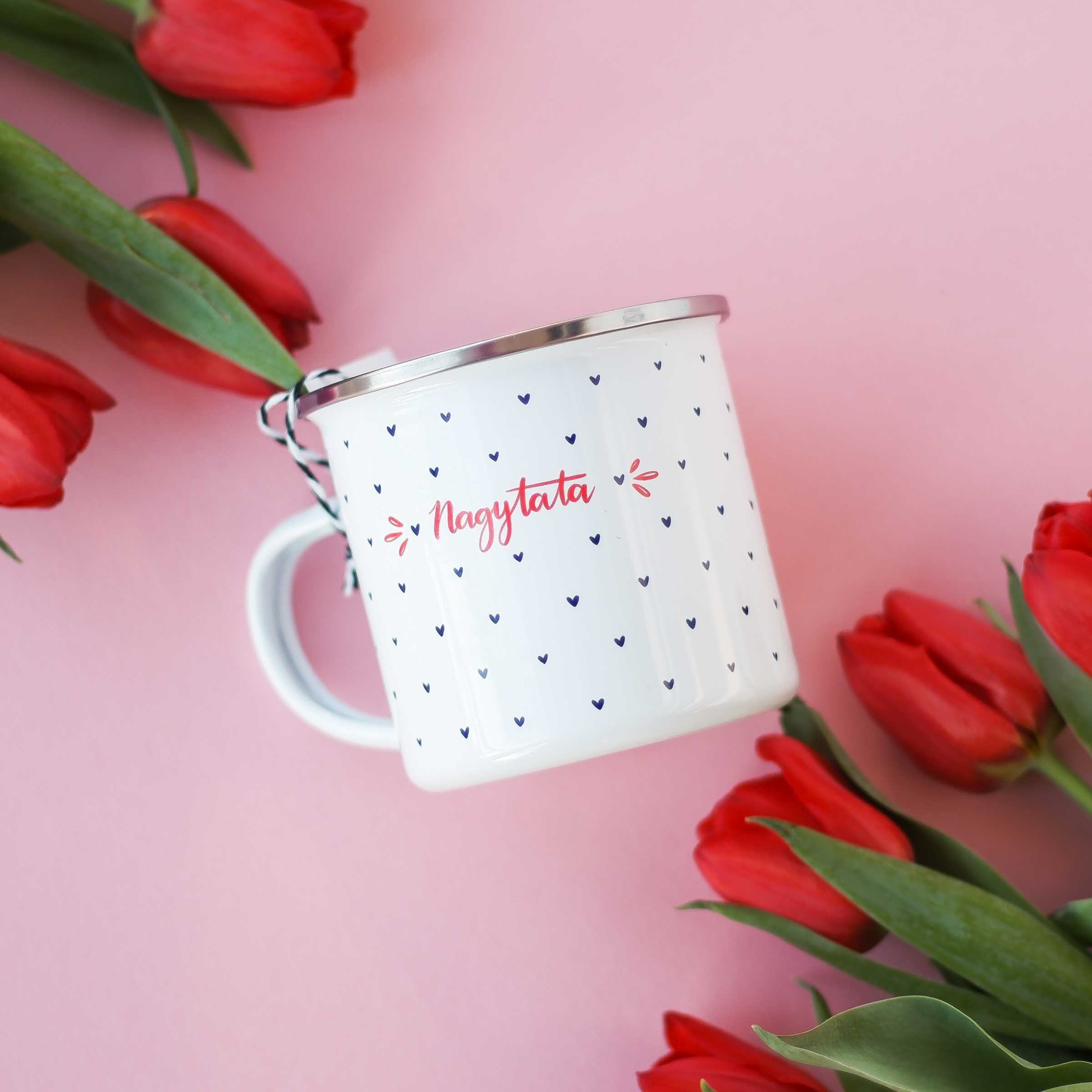 Cană emailată "Nagytata"