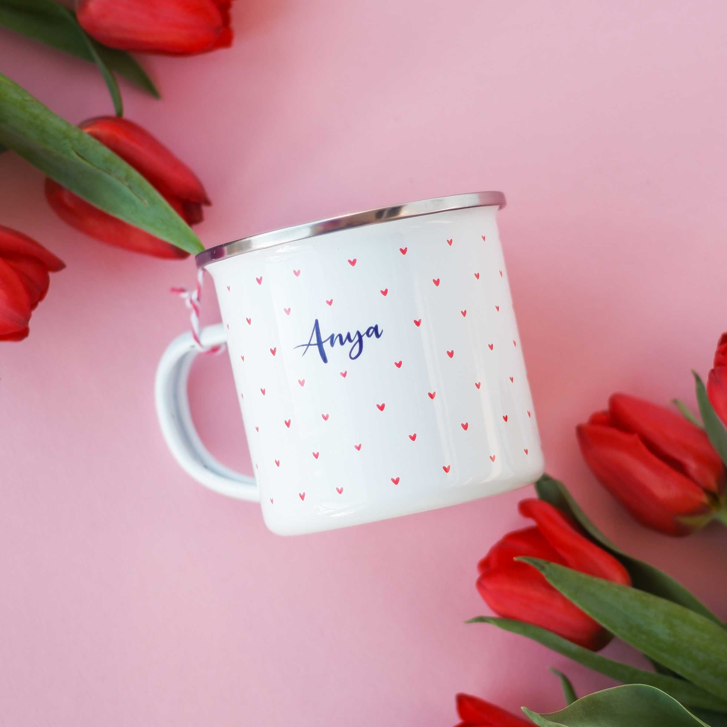 Cană emailată "Anya"