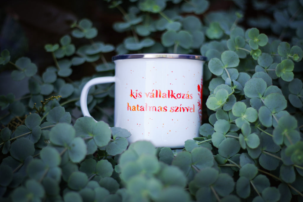 Cană emailată "kisvállalkozás..."