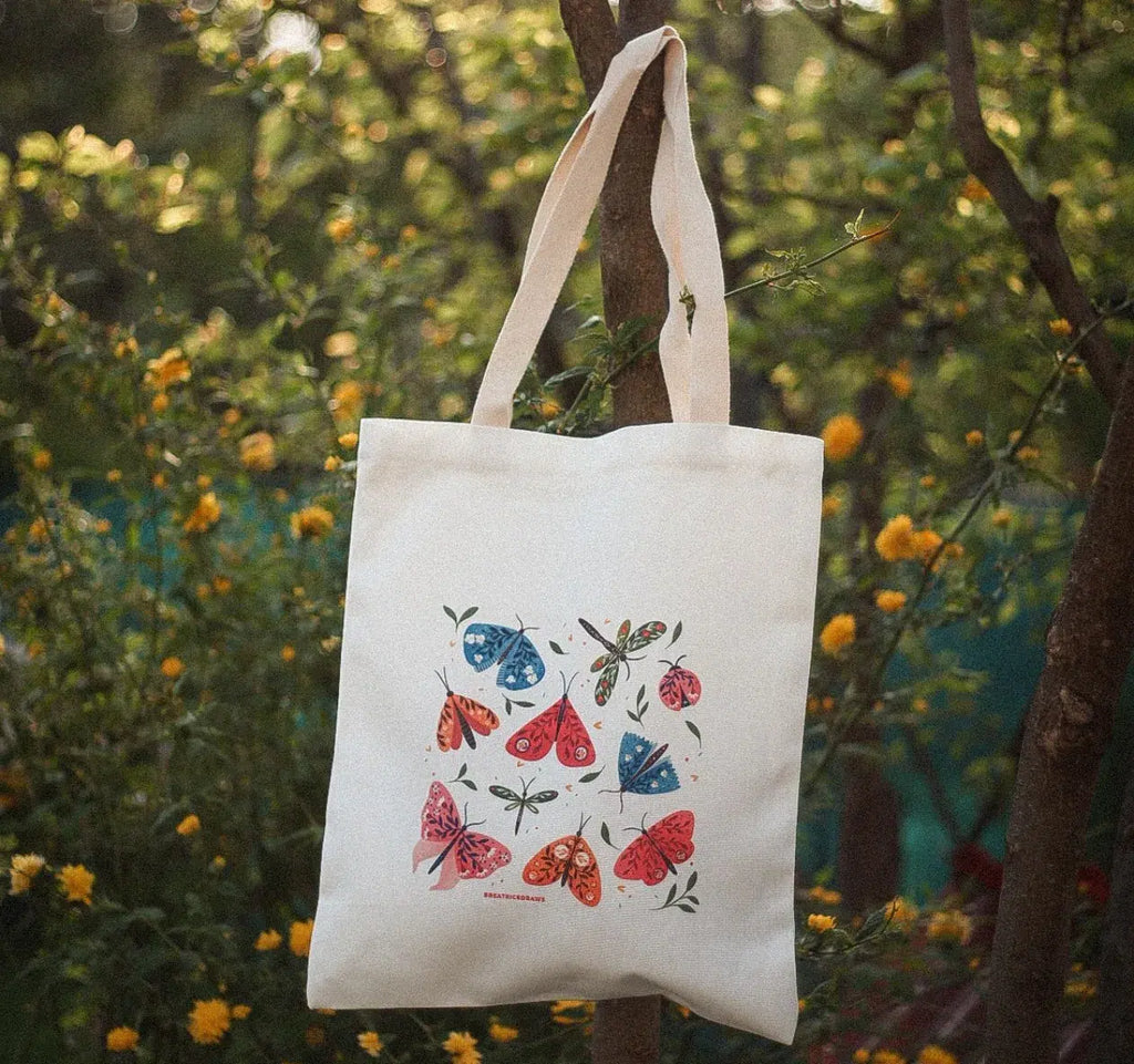 Sacosă cu fluturi