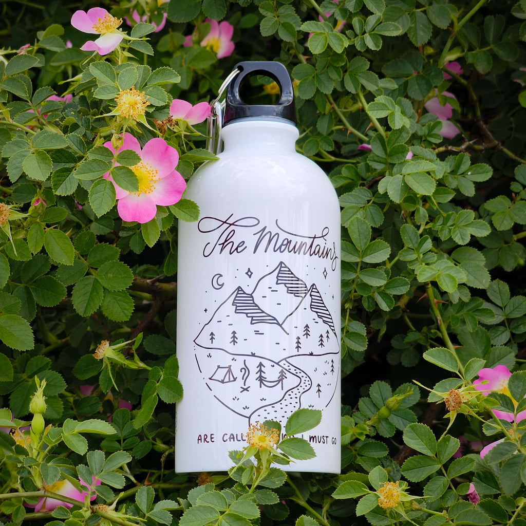 "The Mountains" Sticlă pentru apă din oțel inoxidabil 500ml