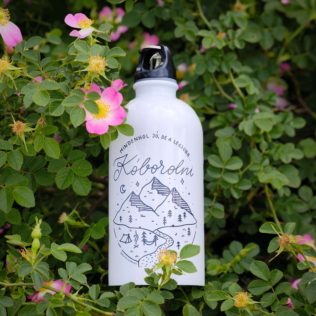 Sticlă pentru apă din oțel inoxidabil ”Kóbor” 500ml