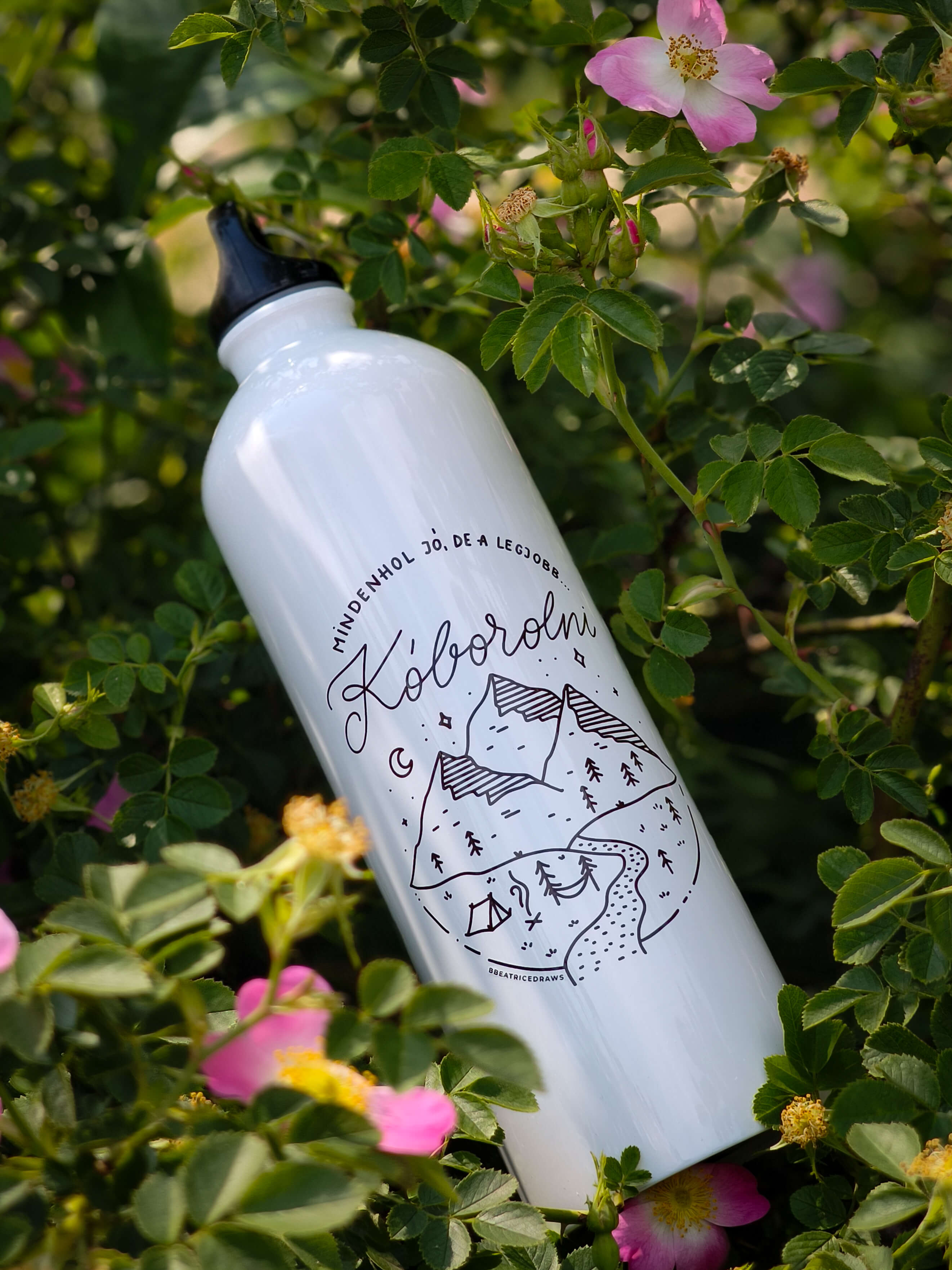 Sticlă pentru apă din oțel inoxidabil "Kóbor" 750ml