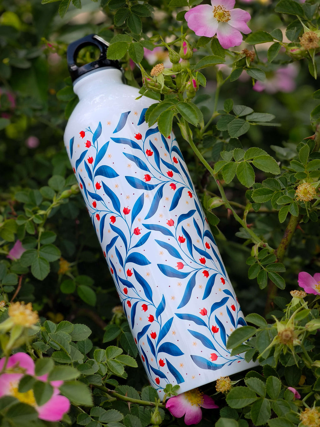 Sticlă pentru apă din oțel inoxidabil Lalele 750ml