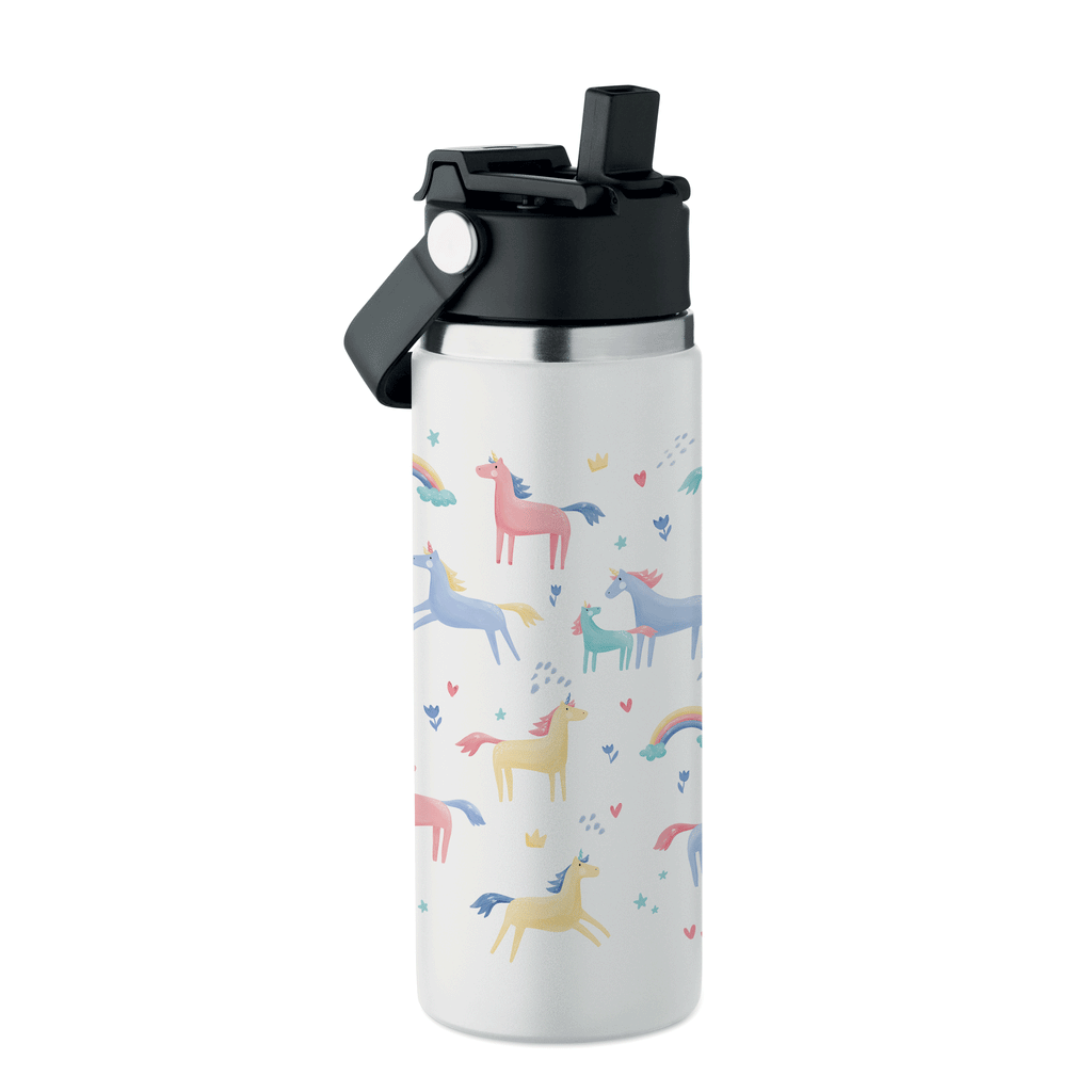 Termos 500 ml – capac dublu (flip & pai) - unicorni