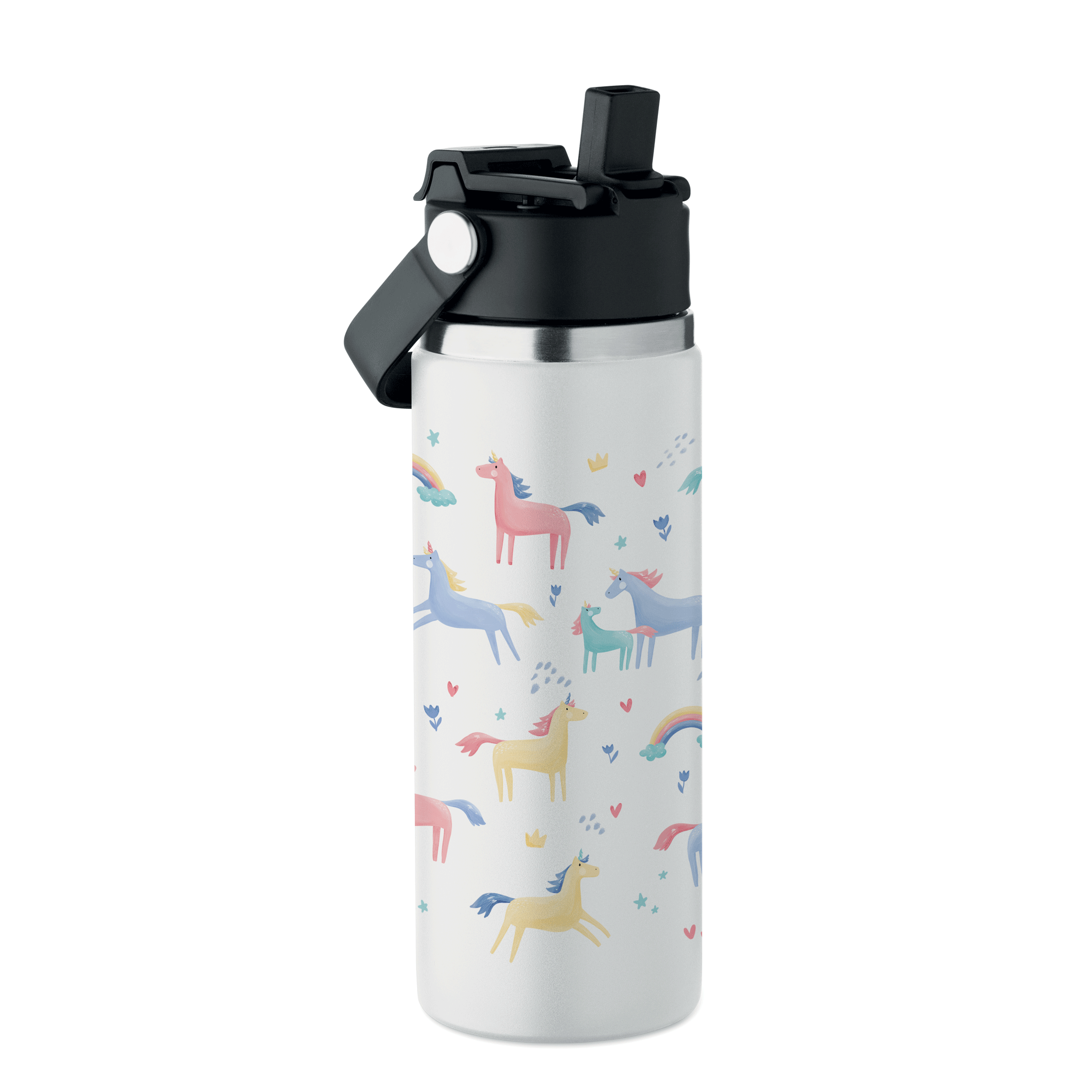 Termos 500 ml – capac dublu (flip & pai) - unicorni