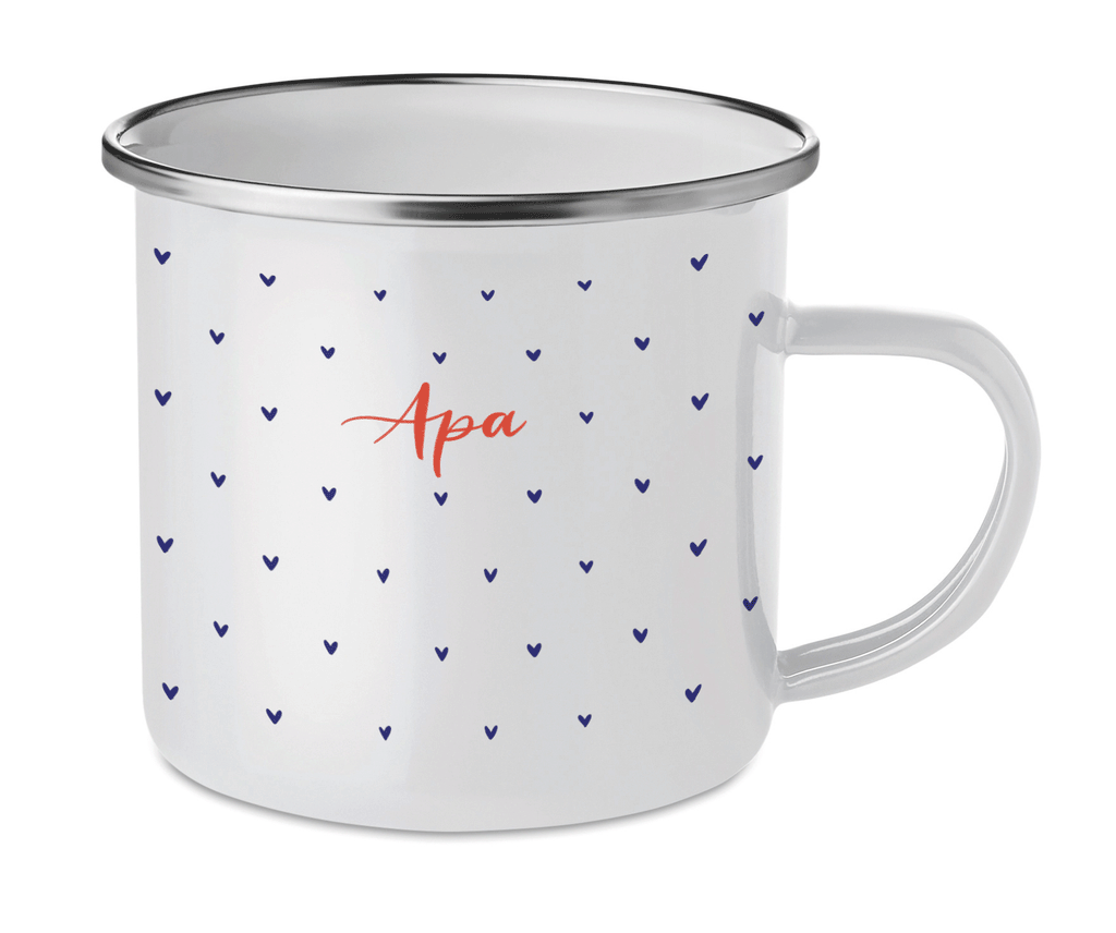 Cană emailată "Apa"