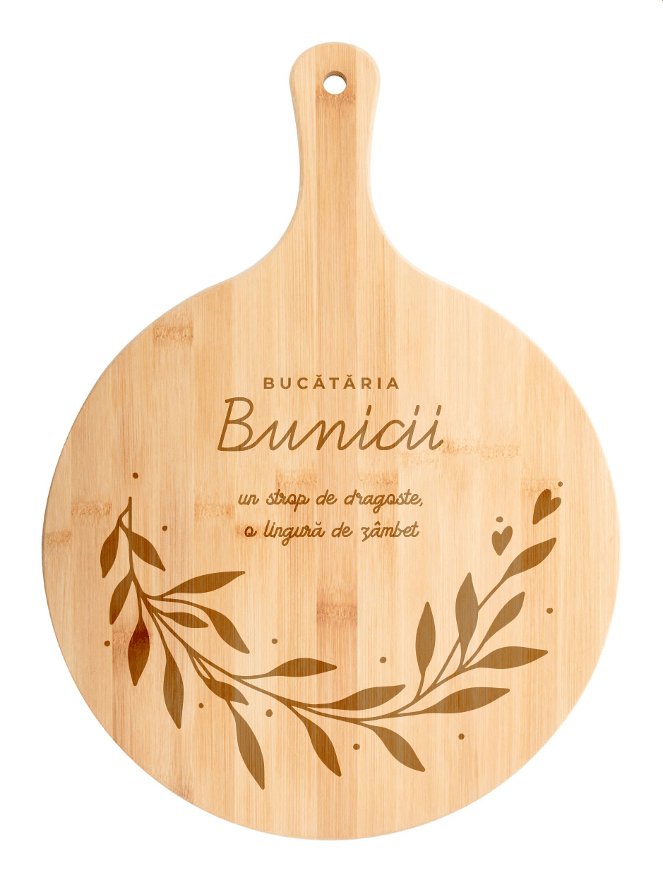 Tocător rotund personalizabil