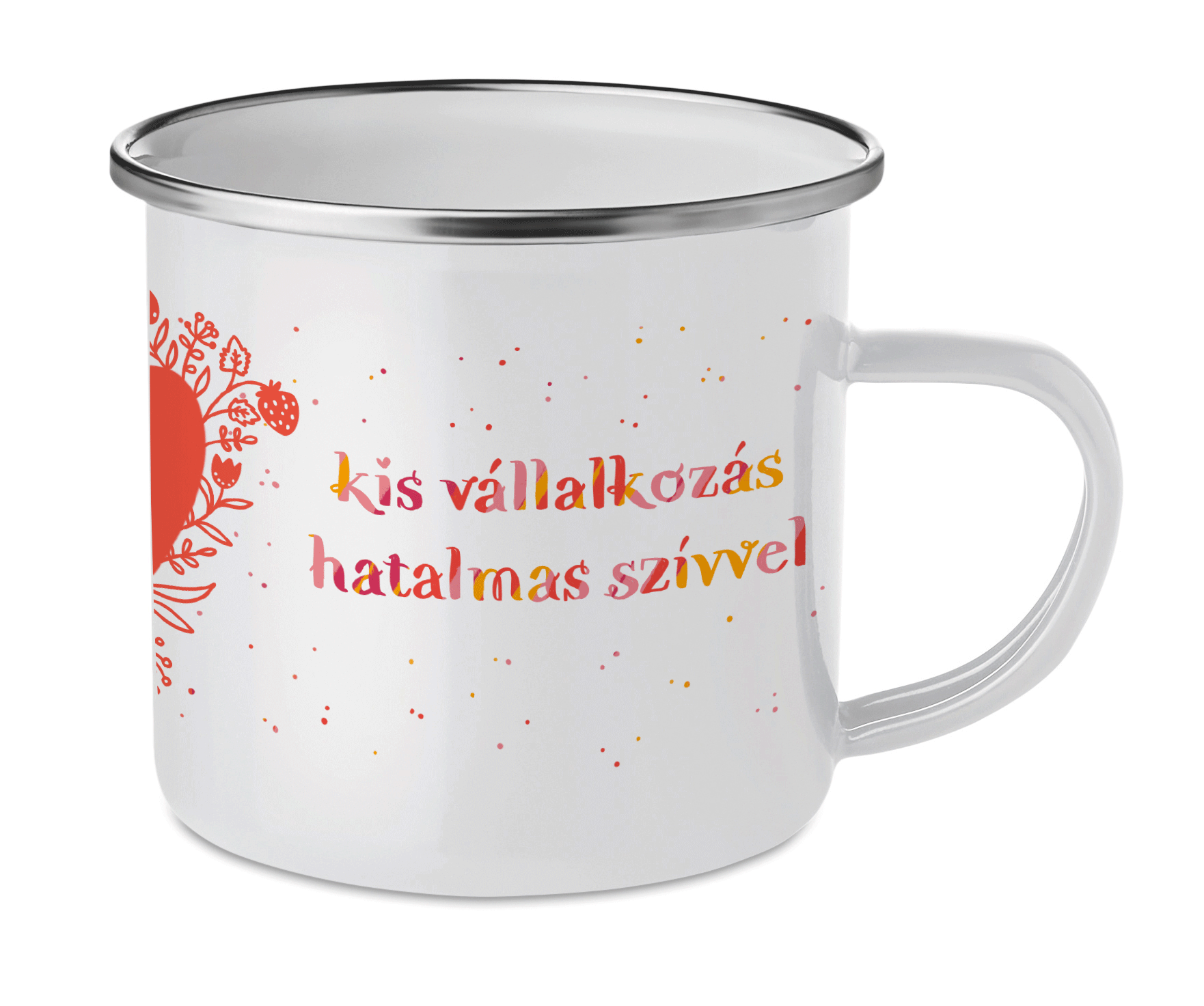 Cană emailată "kisvállalkozás..."