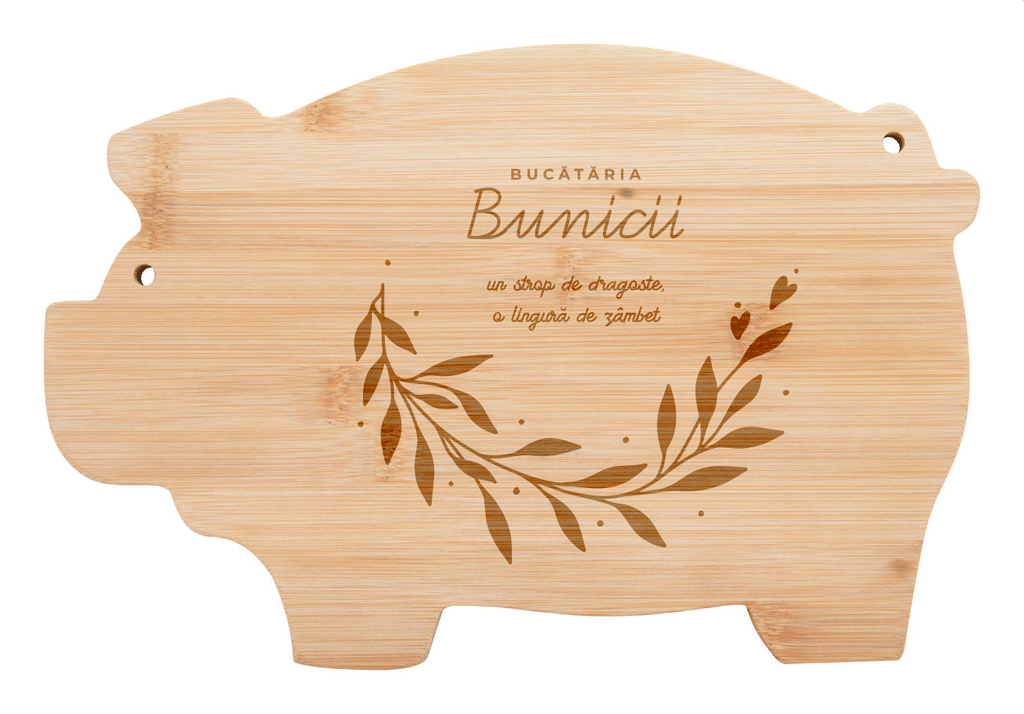 Tocător purceluș personalizabil