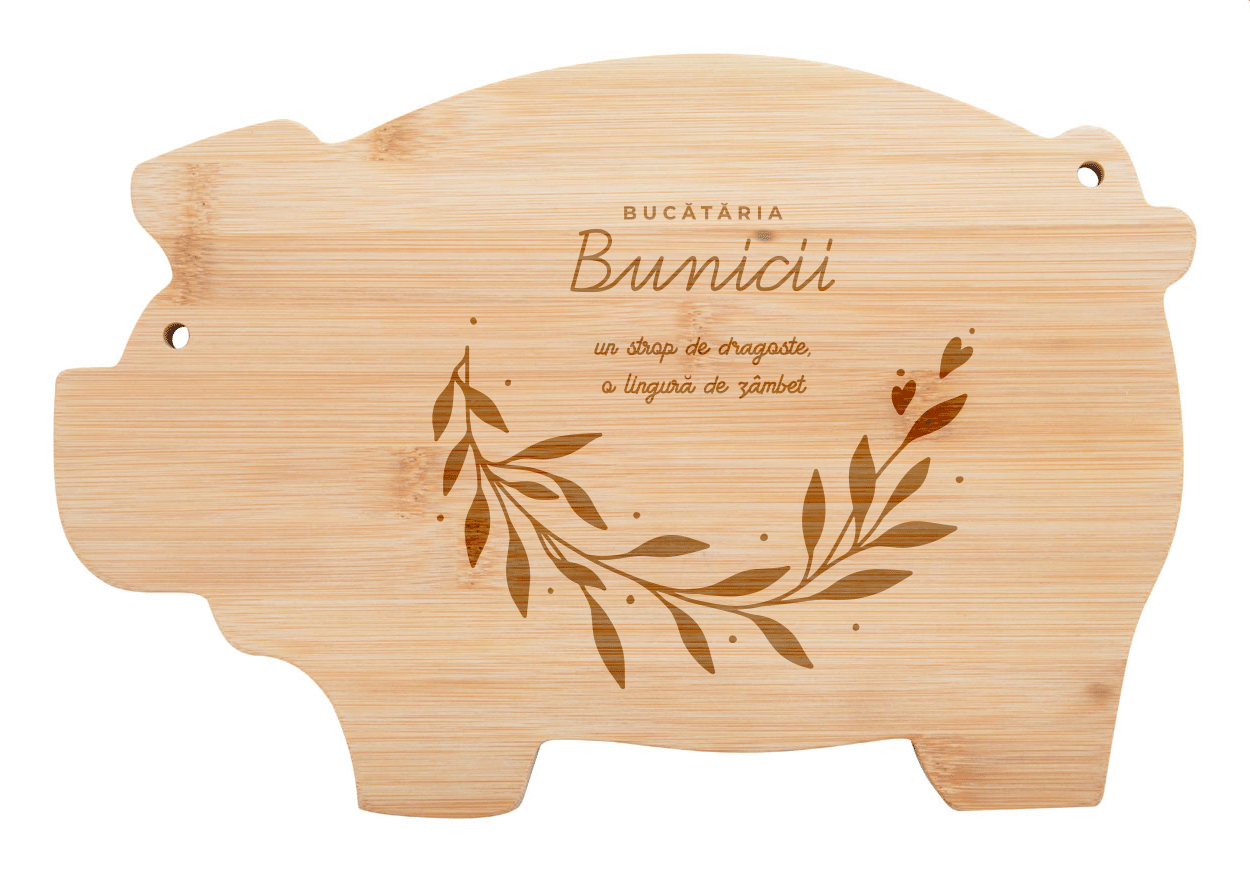 Tocător purceluș personalizabil