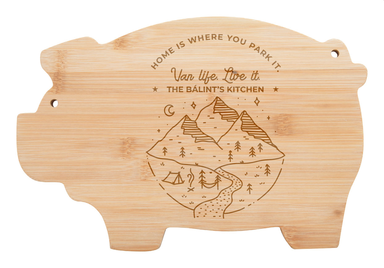 Tocător purceluș personalizabil