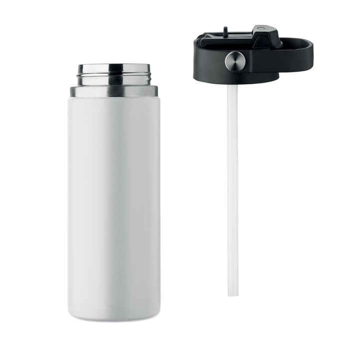 Termos cu capac flip și pai - 500ml - TU ALEGI