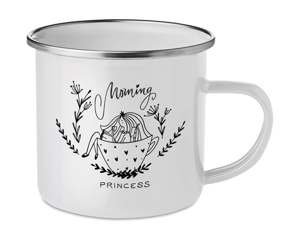 Cană emailată "Morning Princess"