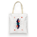 Sacosă "Queen of hearts"