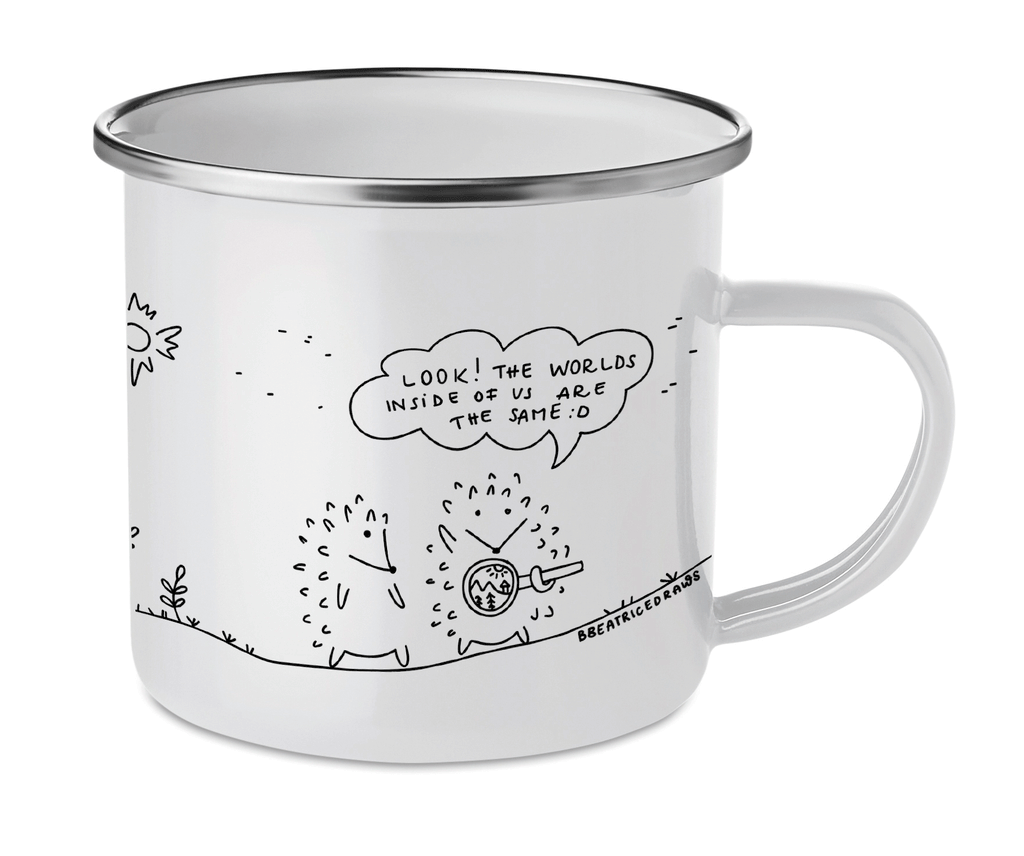 Hedgehog worlds Enamel Mug