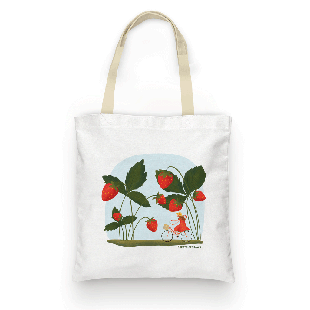 Sacosă cu căpsuni "Strawberry Fields Forever"