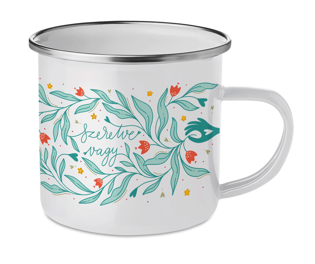 "Szeretve vagy" Cană emailată - Personalizabilă