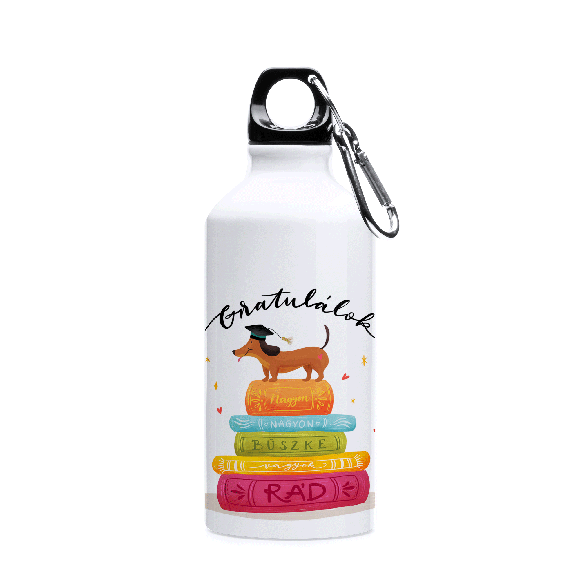 Sticlă din oțel inoxidabil - ”Felicitări”