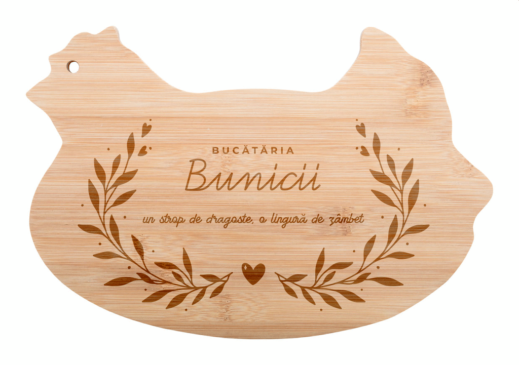 Tocător găinușă personalizabil