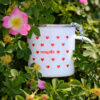 Red Hearts Enamel Mug - Personalizable